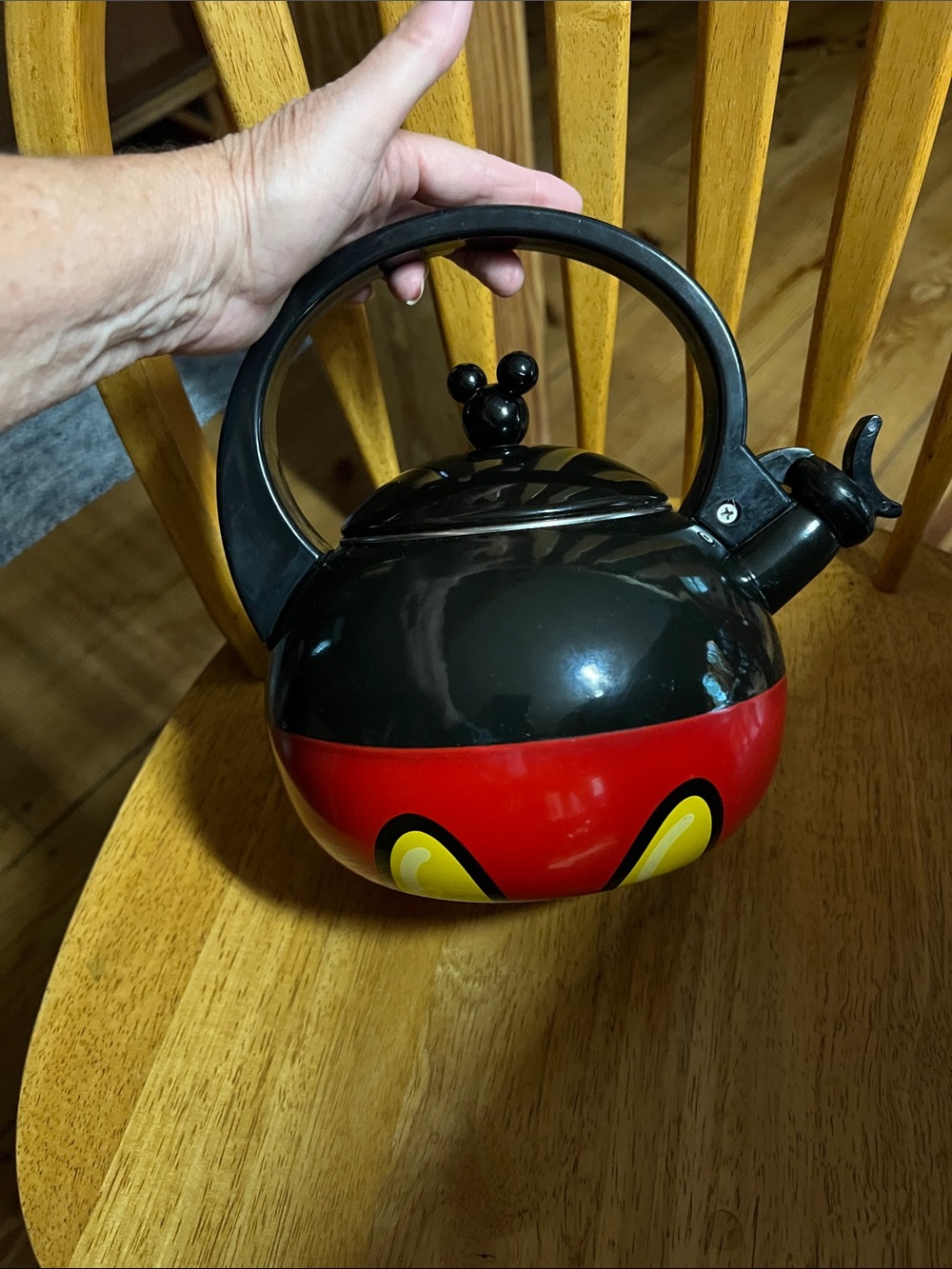 Mickey Mouse Teapot Retired Disney Parks Kettle Vintage Authentic